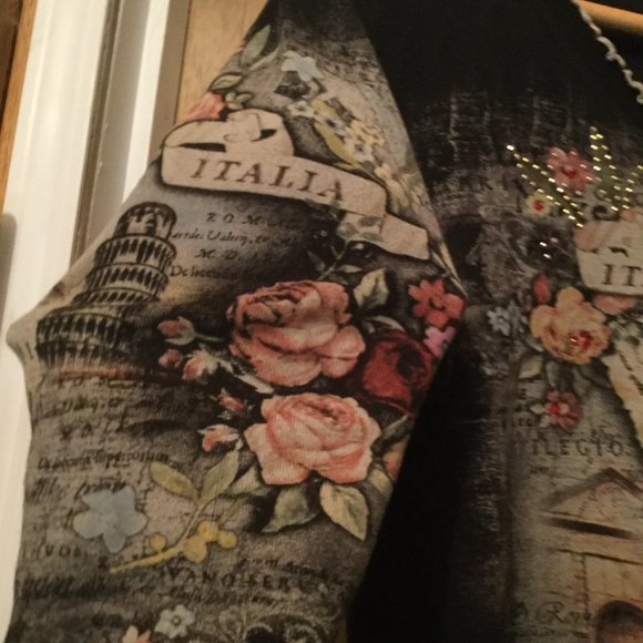 Y2K graphic lettuce hem tee - Picture 3 of 7